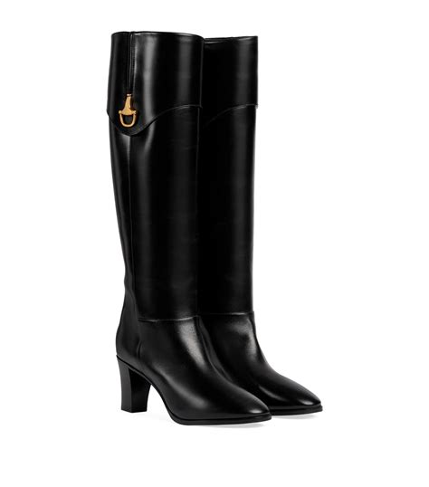 buy gucci over the knee boots|Gucci knee high boots black.